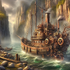 Steampunk-Boot
