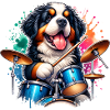 Bouvier bernois chiot batteur