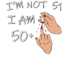 Non ho 51 anni, ne ho 50 più 1 dito medio, 51 °