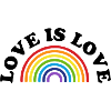 Love is Love Lettering, Rainbow