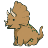 Sweet Triceratops Dino