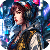 Cool Cyberpunk Girl