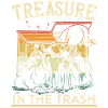 Dumpster lover picking garbage,