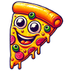 Happy Pizza Face
