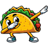 Taco Dabbing Fast Food Fun