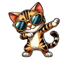 Bengal Cat Makes Dab Comic
