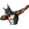 Cool Doberman Dabbing Comic