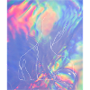 Purple Abstract Holographic Gradient