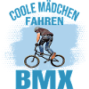 Coole Mädchen fahren BMX