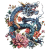 Dragon bleu