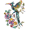 Beau motif d’oiseau