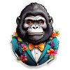Funny Comic Gorilla