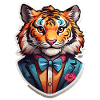 Drôle de tigre comique