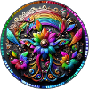 Mechanical Rainbow Flower 3
