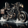 Moto steampunk