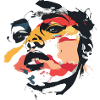 Artful Face Design - Modern Art