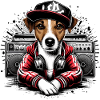 Jack Russell Terrier Ghetto Blaster Gift