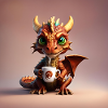 Baby Coffee Dragon