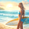 Fille Action Surf Point Break 2