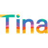 Name Tina in Rainbow Fatbe