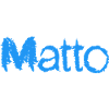 Matto blue text great name