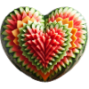 A melon heart