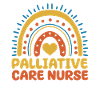 Palliative Care Nurse Boho Rainbow