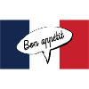 Bon appétit avec drapeau français Bon appétit Bon appétit