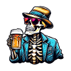 Skull / Skull / Skeleton / Gothic / Tattoo