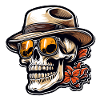 Skull / Skull / Skeleton / Gothic / Tattoo