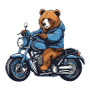 Biker Bear