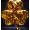 Kleeblatt,gold,glitter , klee