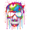 Popart Skull