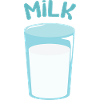 Glas Milch