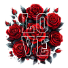 Red Roses - LOVE