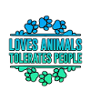 Loves Animals Tolerates People 2