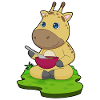 Giraffe Cooking Bowl Cooking