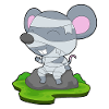 Mouse Halloween Mummy
