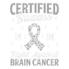 Certified Badass Glioblastoma Awareness Brain