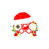 Spielkonsole Controller Weihnachtsmann