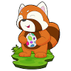 Red Panda Easter Easter Egg
