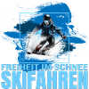 Freiheit im Schnee - Skifahren