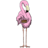 Gâteau flamant rose