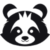 Panda-Kopf