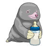 Mole Baby Bottle Milk