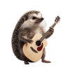 Hérisson guitare