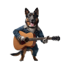 Guitar Dog