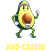 Running Avocado Avo-Cardio Joke