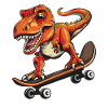 Skater T Rex