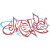 Graffiti rouge du mot faire